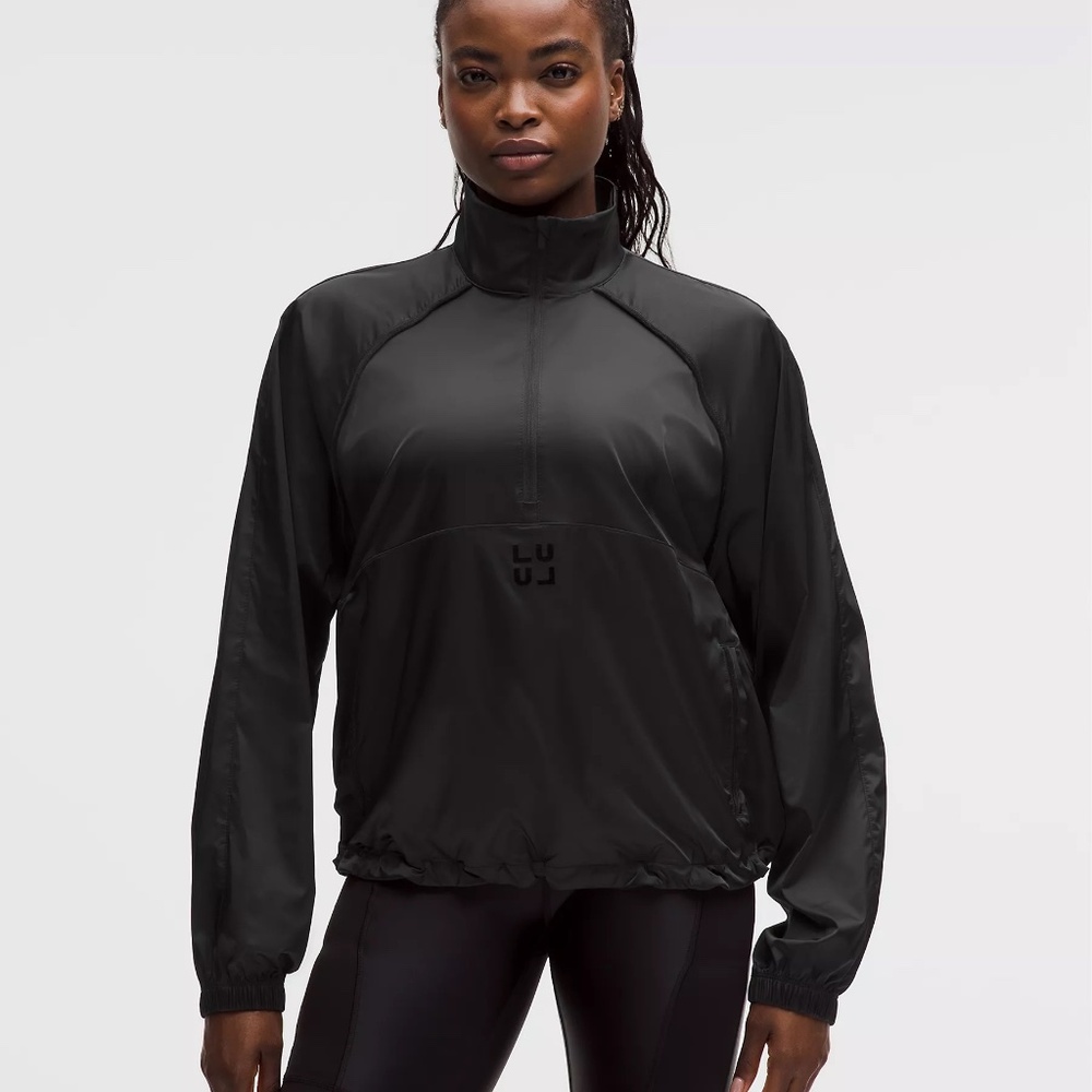LULULEMON Stretch-Satin Flocked Training Jacket LARGE